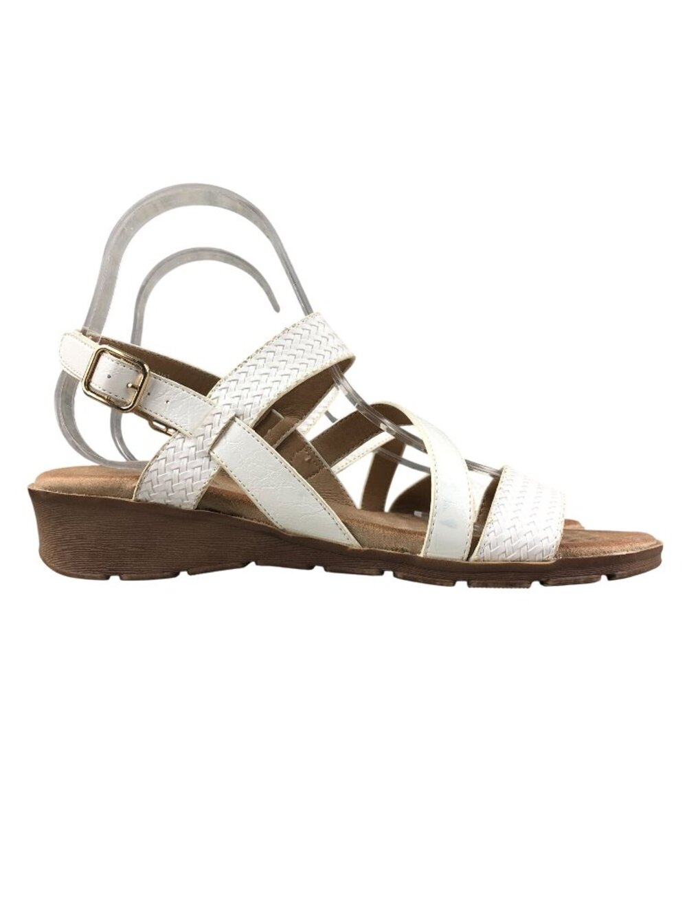 Patrizia by Spring Step NWOT Women's Size 41 (9.5-10) Vocala White Sandals